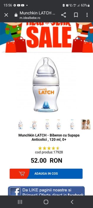 Sticluțe bebe noi,munchkin/dr'brown's