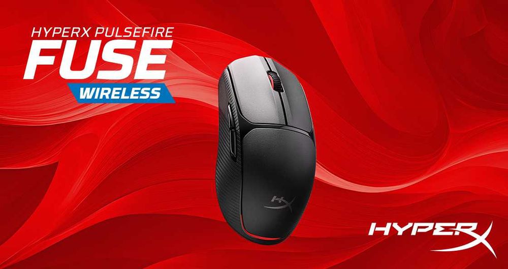 Mouse Wireless Hyperx Pulsefire Fuse Gaming 12K dpi Bluetooth Garantie