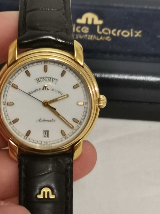 Maurice Lacroix Pontos Automatic Day Date SM WR 10826 09329 acte cutie