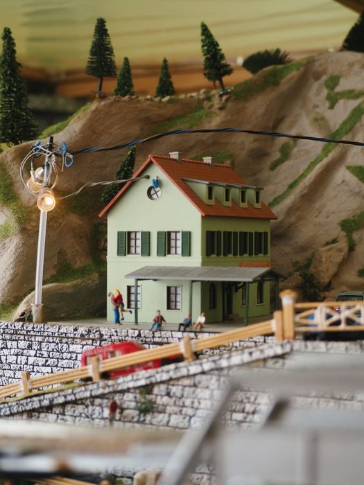 Diorama Feroviara Electrica UNICAT!!! +30 locomotive / Pupitru atomat