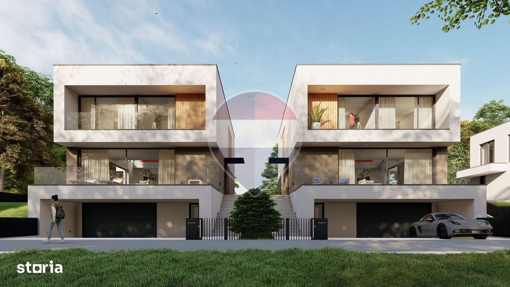 Vilă individuală cu vedere către lac |5 camere | Corbeanca D+P+1E
