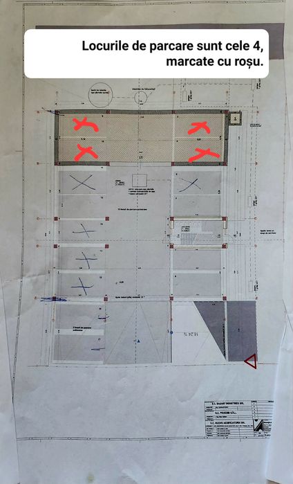 Vanzare/ inchiriat, 4 locuri de parcare subteran Soarelui-Florin Medel