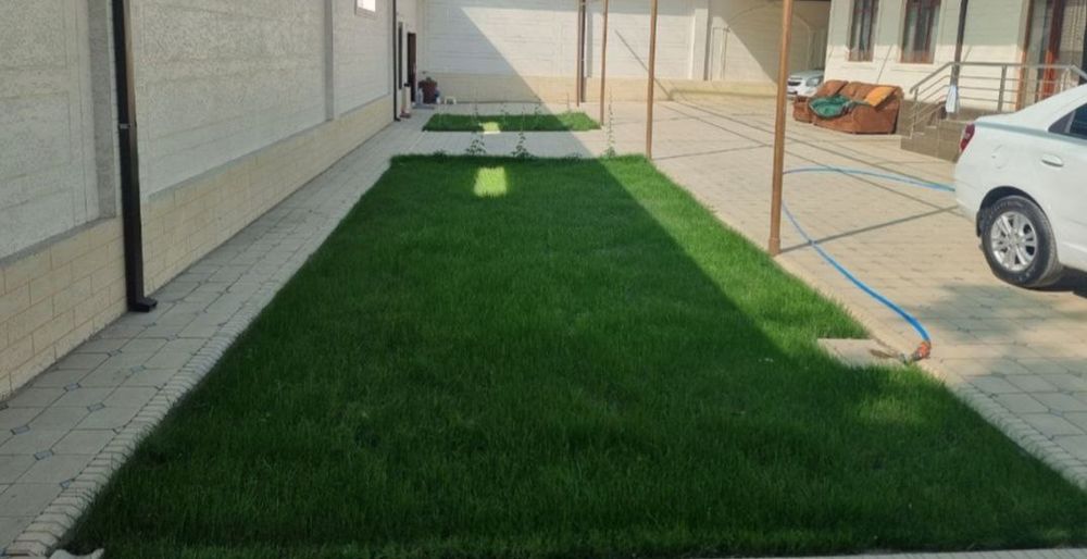 Газон+ланшафт дизайн лойихалар+Палив+Микроклимат хизматлари мавжуд.