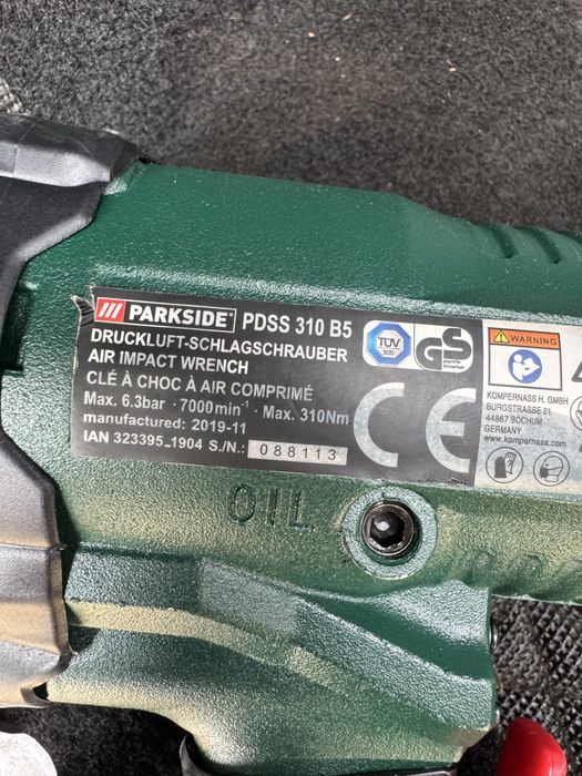 Pistol impact pneumatic Parkside