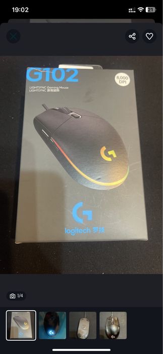 Игровая мышь Logitech оригинал