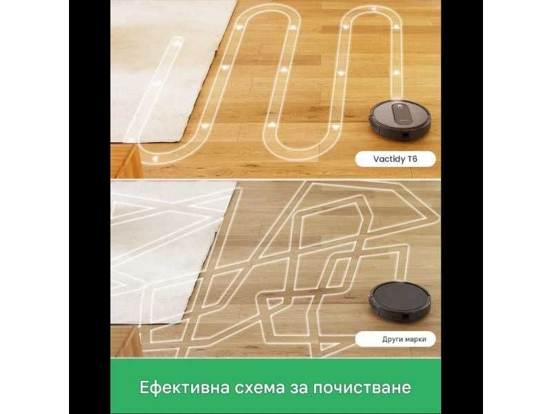 Робот Прахосмукачка Vactidy Nimble T6 - 28000Pa, Черен