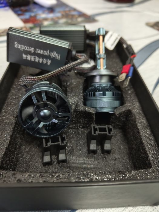 Becuri led D2H , 160w /set , 80w/per bec , 6000k /lumină albă