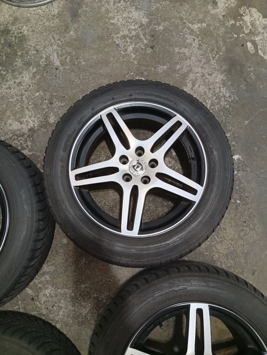 Jante 16 prindere 5x100 Skoda vw Seat +anvelope 185/60/16 iarna