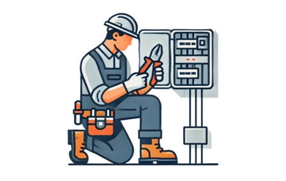 Услуга электрика, услуга перфоратора