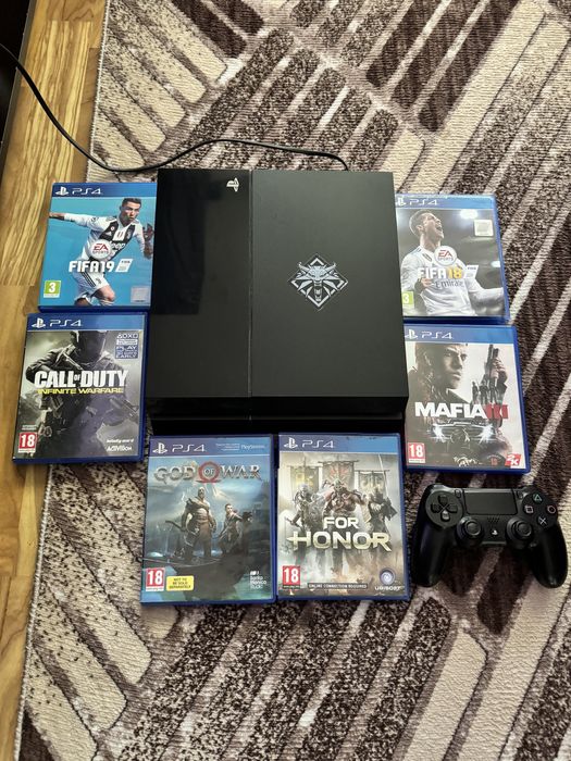 Play station 4 500gb 6 игри