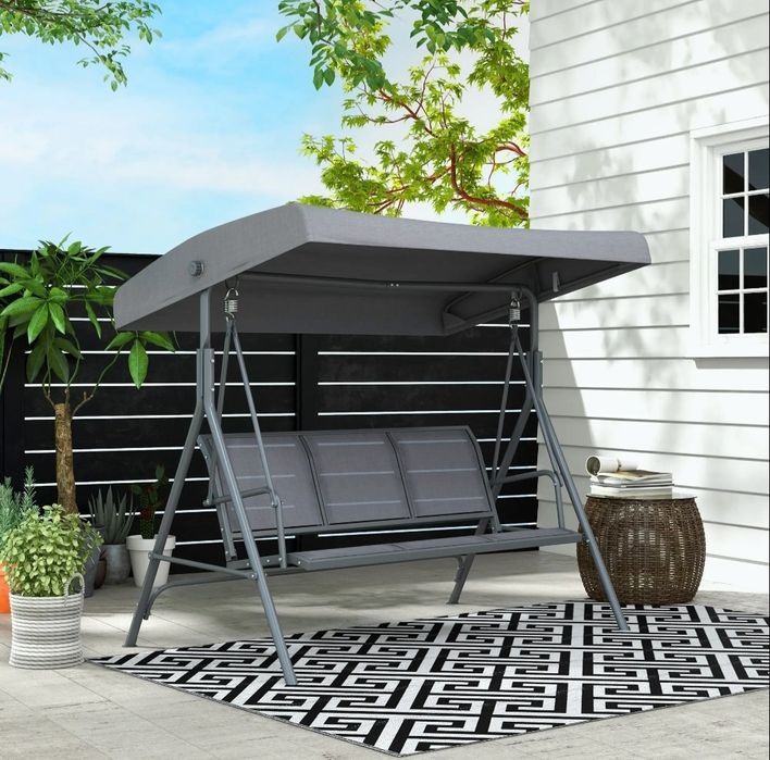 Balansoar Outsunny nou, 3 persoane