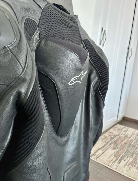 Geaca moto piele Alpinestars GP PRO mărime 54