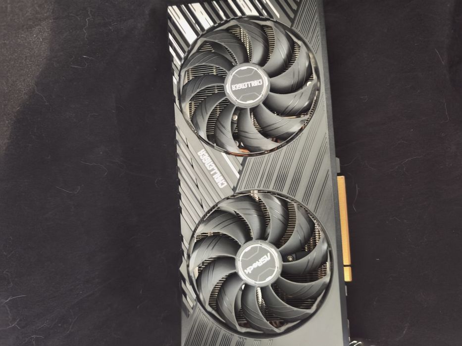 Видеокарта asrock Radeon rx7700xt oc challanger