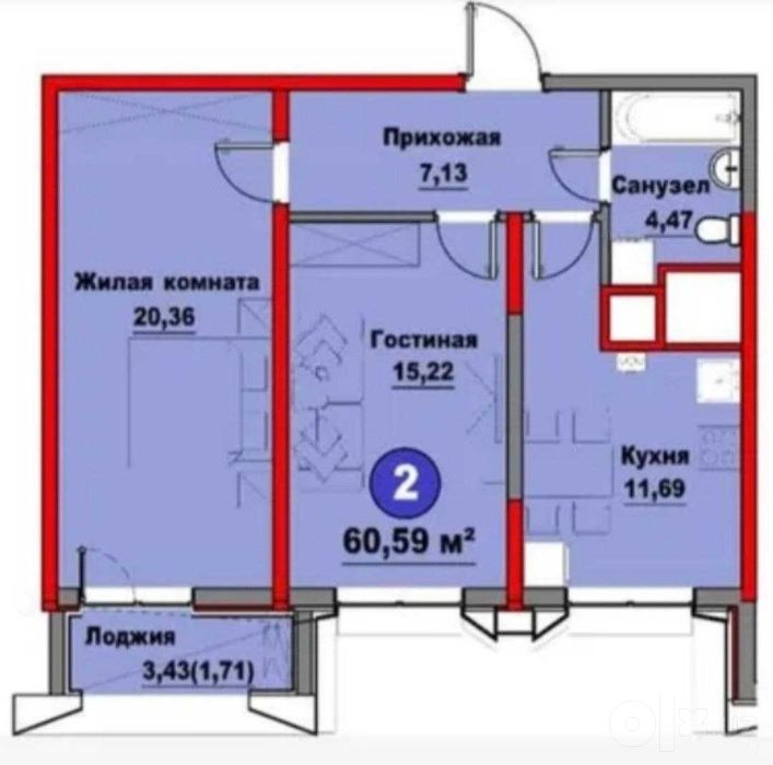 Regnum Plaza turar-joy majmuasida ta’mirlanmagan uchta xona`