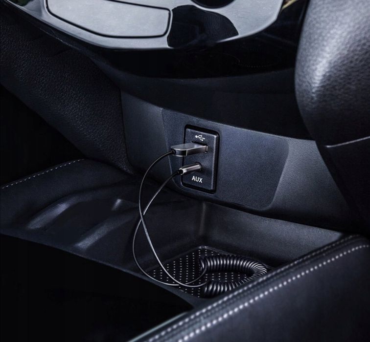 Адаптер блютуз аукс Bluetooth AUX не нужно заряжать питание от USB