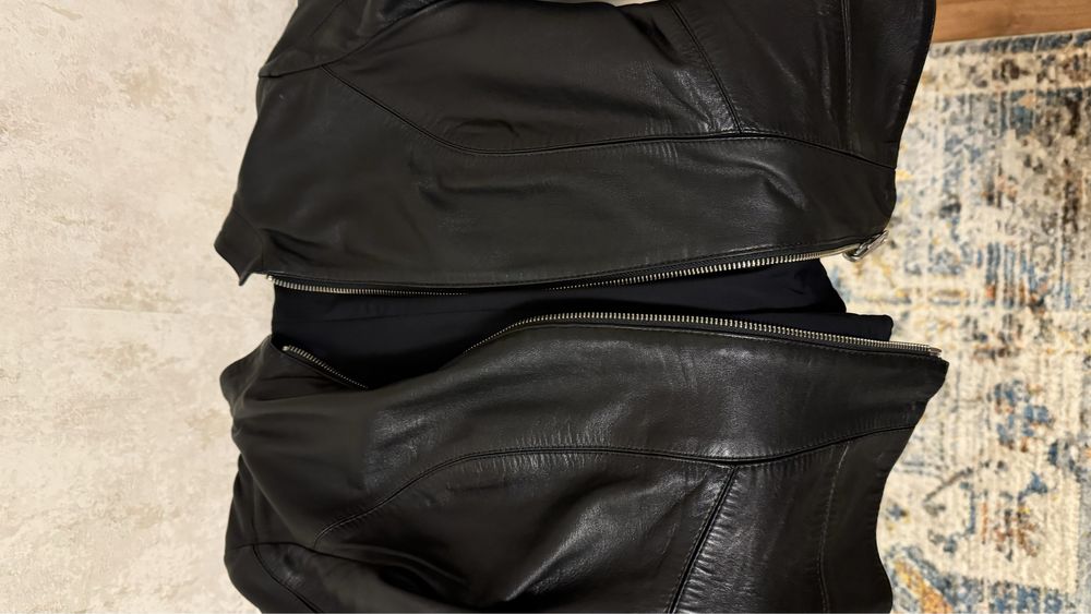 Куртка кожаная