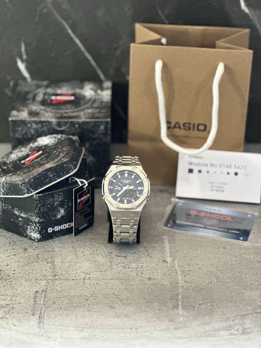 Casio G-Shock AP Mod Full Metal X Navy Blue