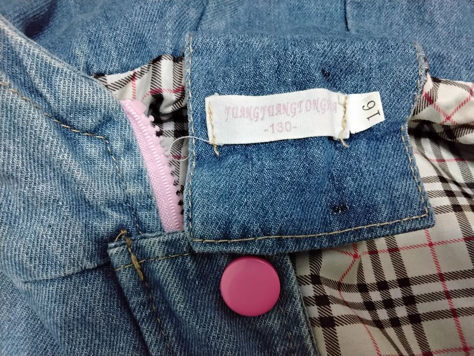 Джинсовая курточка на девочку 5-6 лет