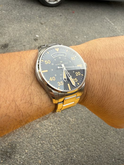Hamilton khaky pilot automatic