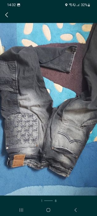 Blugi baieti largi gri