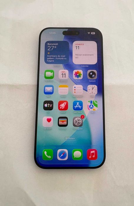 Iphone 16 plus 128 gb, negru, poze reale