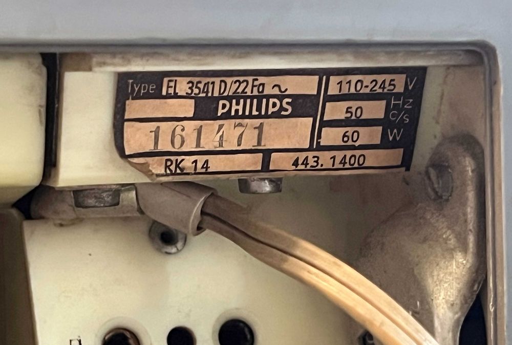 Magnetofon Philips EL3541 functional vintage colectie