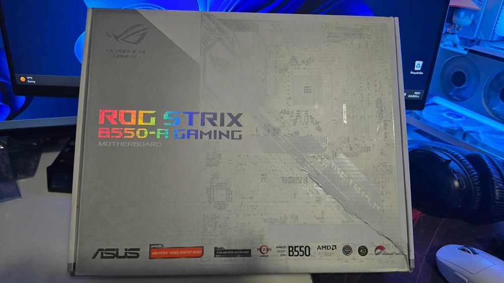 Asus Rog B550-A + Adata XPG 16GB 3200Mhz гр. Нова Загора • OLX.bg