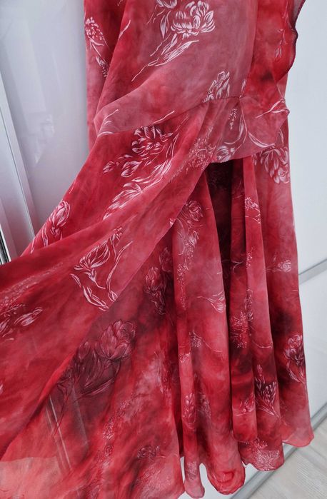 Rochie de ocazie, corai/roz mar.S