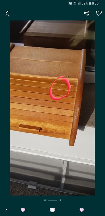 Кутия за хляб от бук