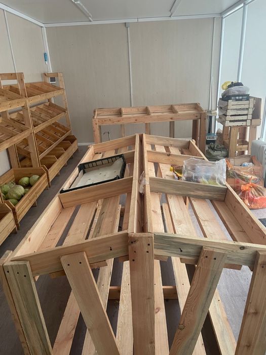 Стеллажи. Овощные полки.