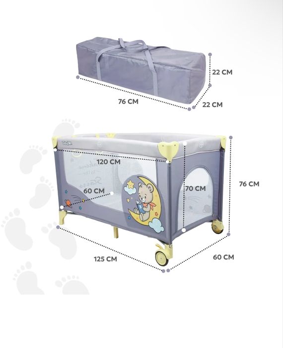 Манеж кровать Babyton