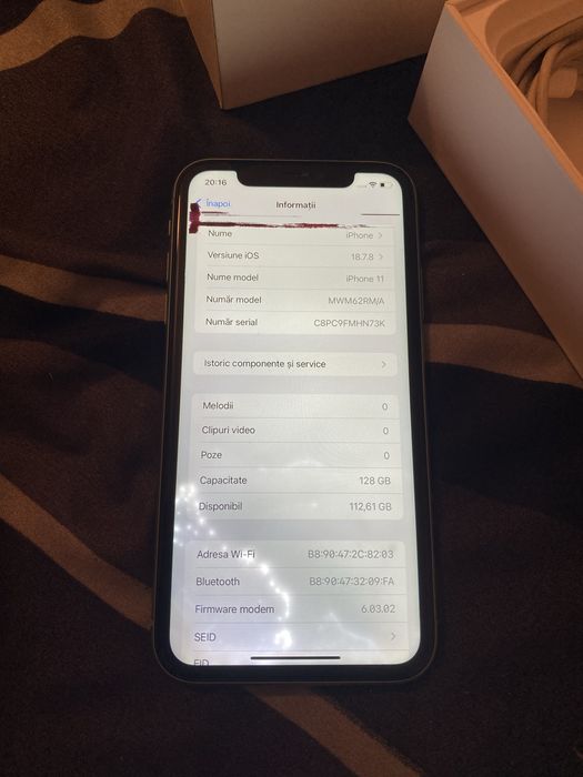 Iphone 11  128 gb culoare verde