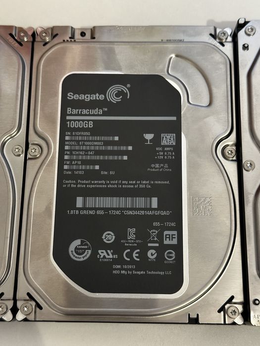 HDD 1TB, 500GB, 3.5inch