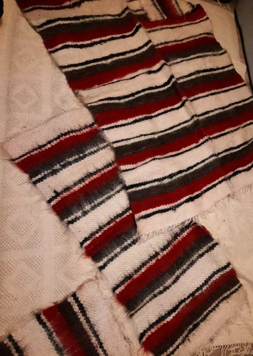 Cuvertura/cerga traditionala lana naturala