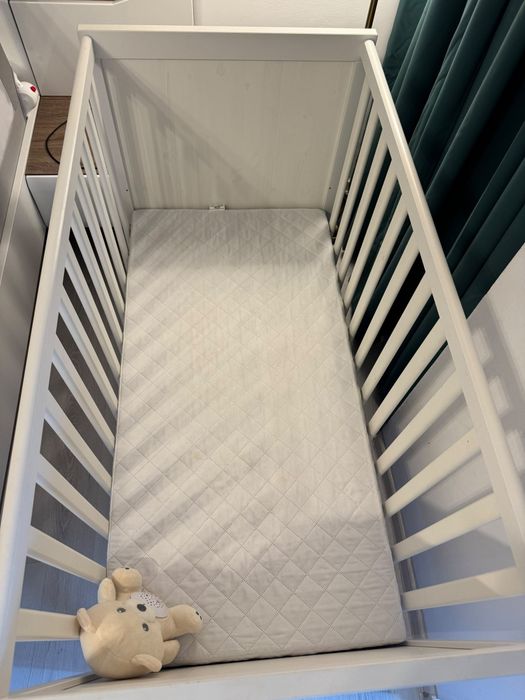 Pătuț bebe Ikea model Sundvik 60x120