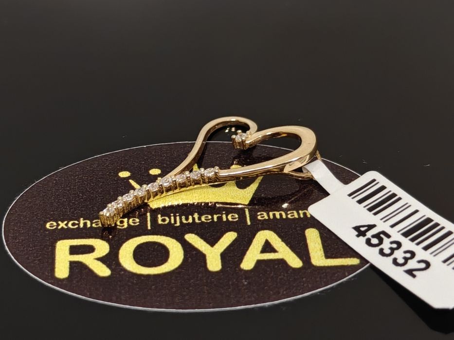 Bijuteria Royal: Pandantiv aur nou 14k/1.15 gr