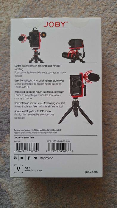 Joby Vert Dispozitiv prindere L-Bracket