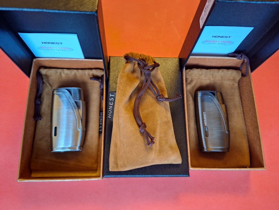 Запалка за пури с двоен джет Honest (Три цвята)