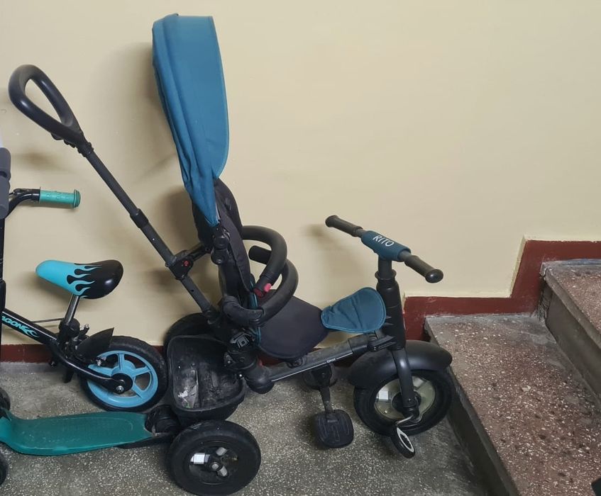 Tricicleta copii pliabila Qplay