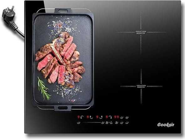 Cooksir Plită cu inducție cu priză, 4 ochiuri , instalare 60 cm
