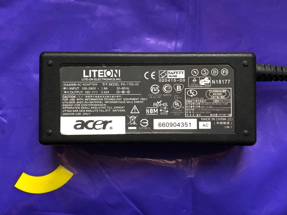 Acer 2 та блок питания