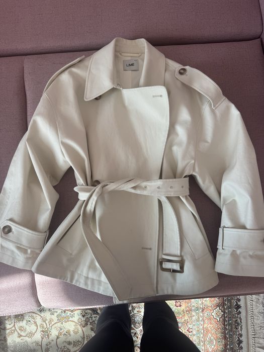 Короткий Тренч Lime