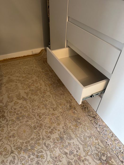 Комод белый 3 мес в использований