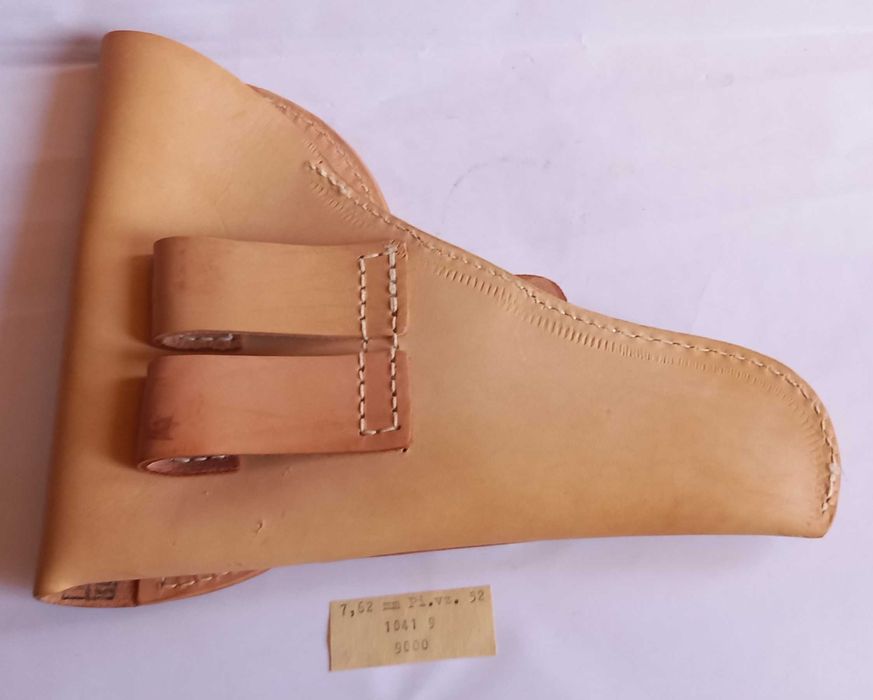 toc pistol CZ52/7,62, piele vită, armata cehă, anii 60 (200 - 180 lei)