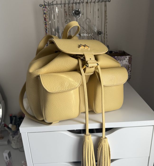 Rucsac Laura Maxim piele naturala-Fringe bebe