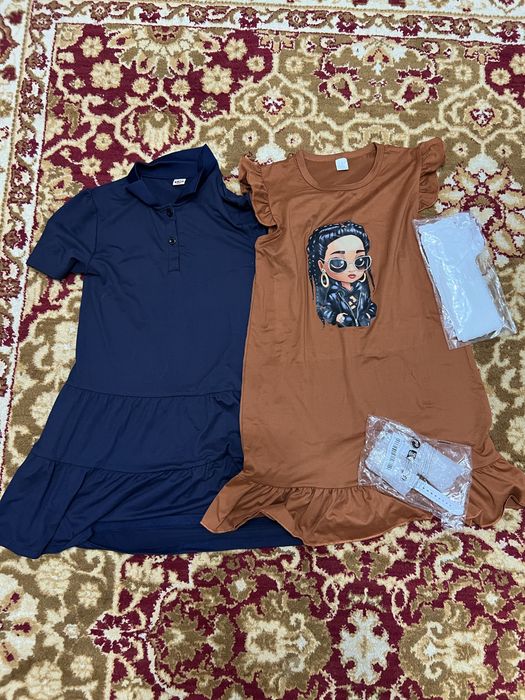 Два платья для девочек 7-8 лет