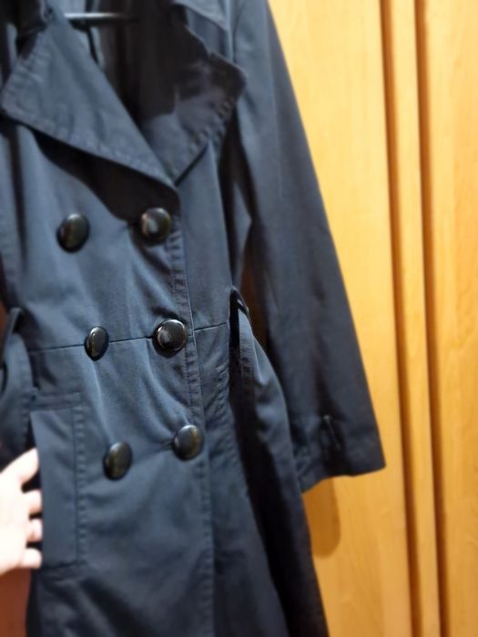 Весенний Плащ тренч Zara Basic 46размер