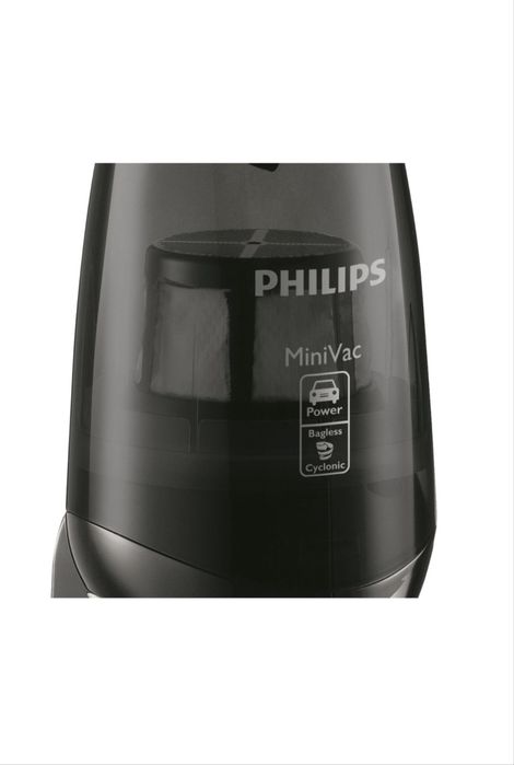 Прахосмукачка Philips Mini Vac FC6141/01, 120 W, 0.5 л, Черна