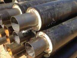 Изоляция труб ППУ, ВУС, трубы в ППУ изоляции, труба в скорлупе ППУ