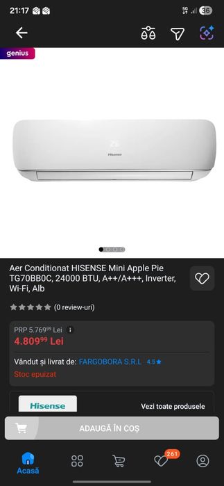 Aer condiționat Hisense 24000 btu